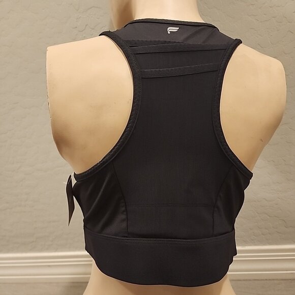 NWT Fabletics Sports Bra XXL 1X Black Wireless Lined Slip On 134638 - Picture 3 of 4